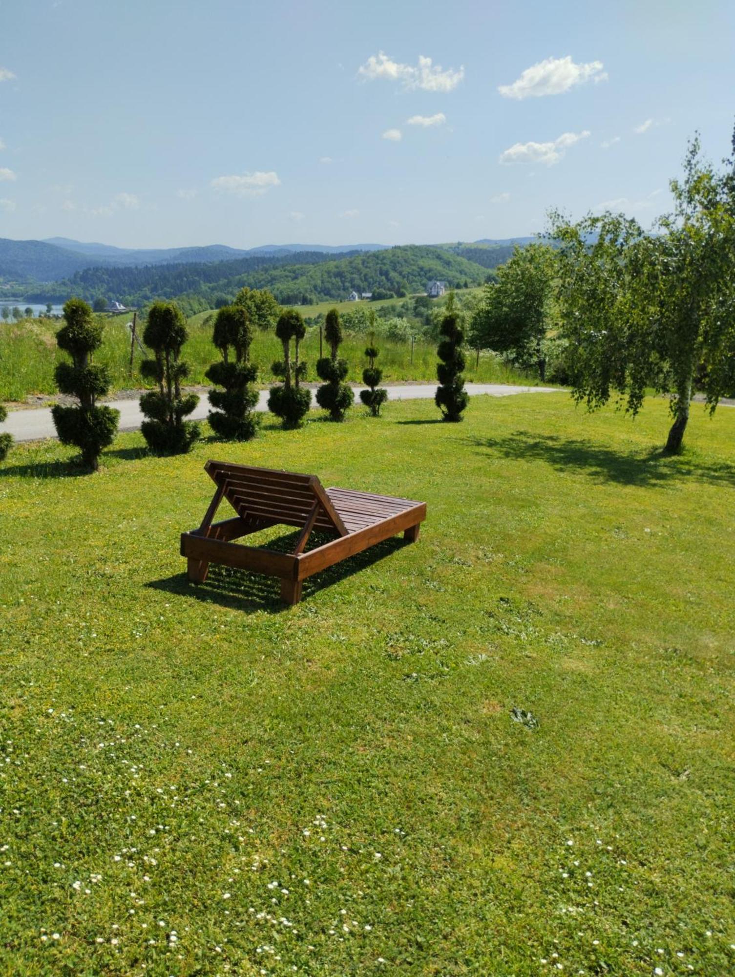 "Widokowe Wzgorze"Domki Z Widokiem Na Jezioro W Polanczyku Z Klimatyzacja Villa Exterior photo