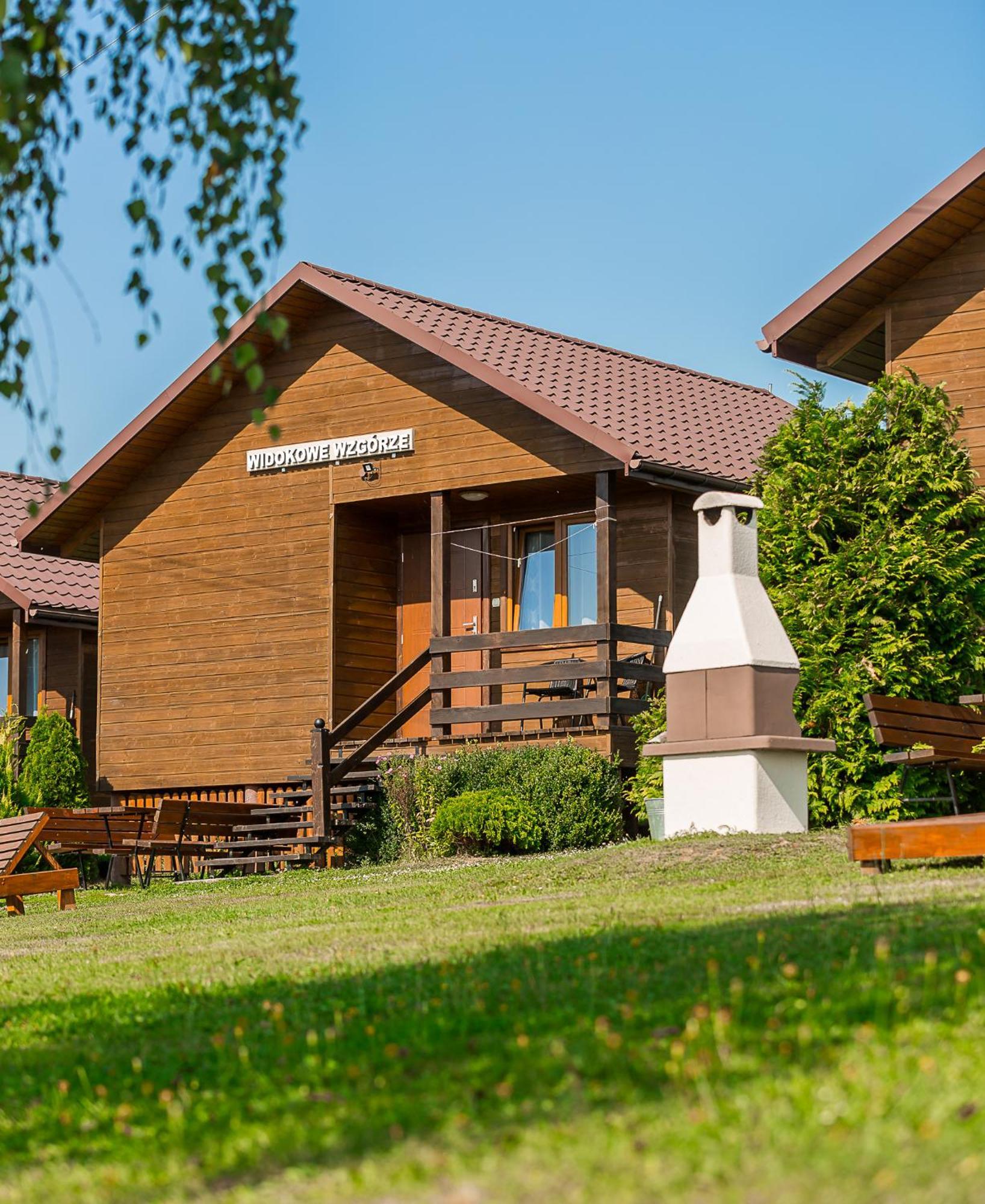 "Widokowe Wzgorze"Domki Z Widokiem Na Jezioro W Polanczyku Z Klimatyzacja Villa Exterior photo